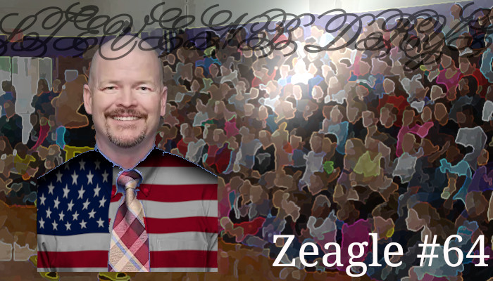 Drye comments on America, cancel culture, and life after fifty in uproarious assembly